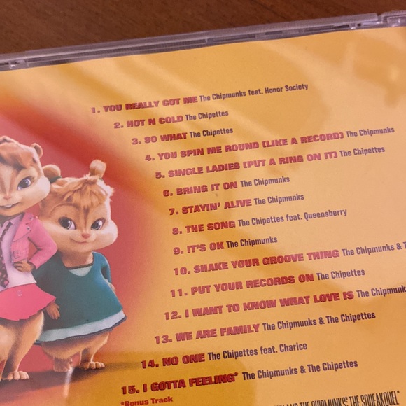 Alvin and the Chipmunks soundtrack the squeakquel. CD - Picture 2 of 2